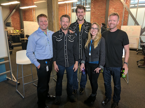 The CodeScience Dream Team at the Salesforce Incubator