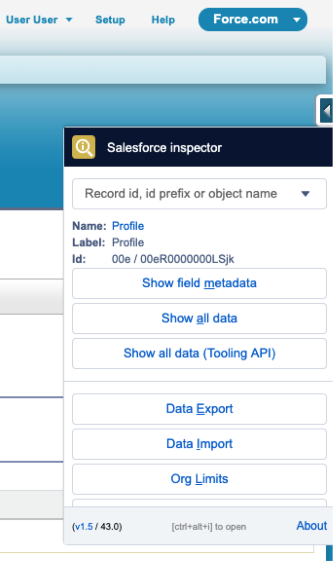 Salesforce Inspector